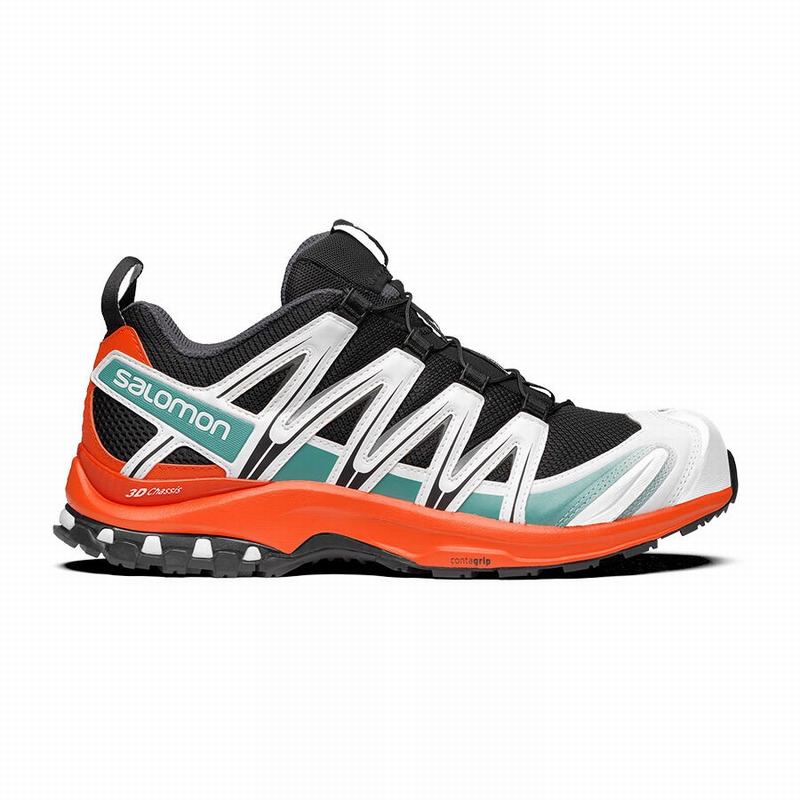 Salomon XA PRO 3D Zapatillas Trail Running Hombre - Negras / Rojas Naranjas - Colombia (25860-COZN)